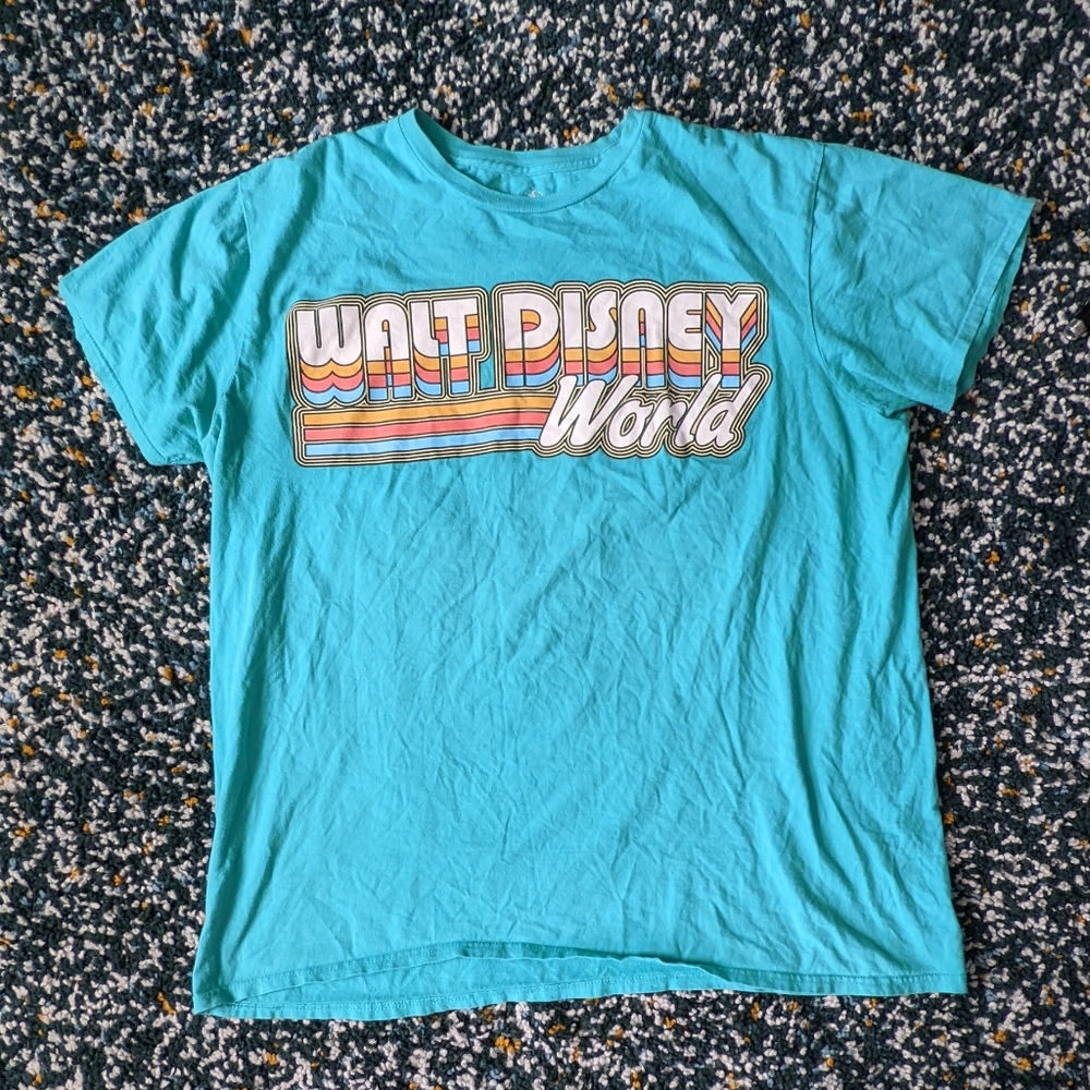 Walt Disney World Colorful Graphic Shirt - XL